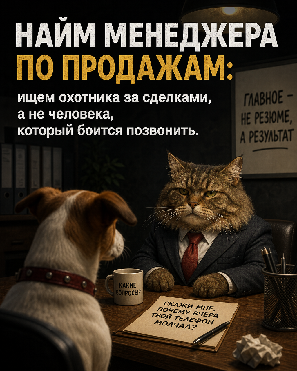 НАЙМ МЕНЕДЖЕРА ПО ПРОДАЖАМ: ищем охотника за сделками, а не человека, который боится позвонить.