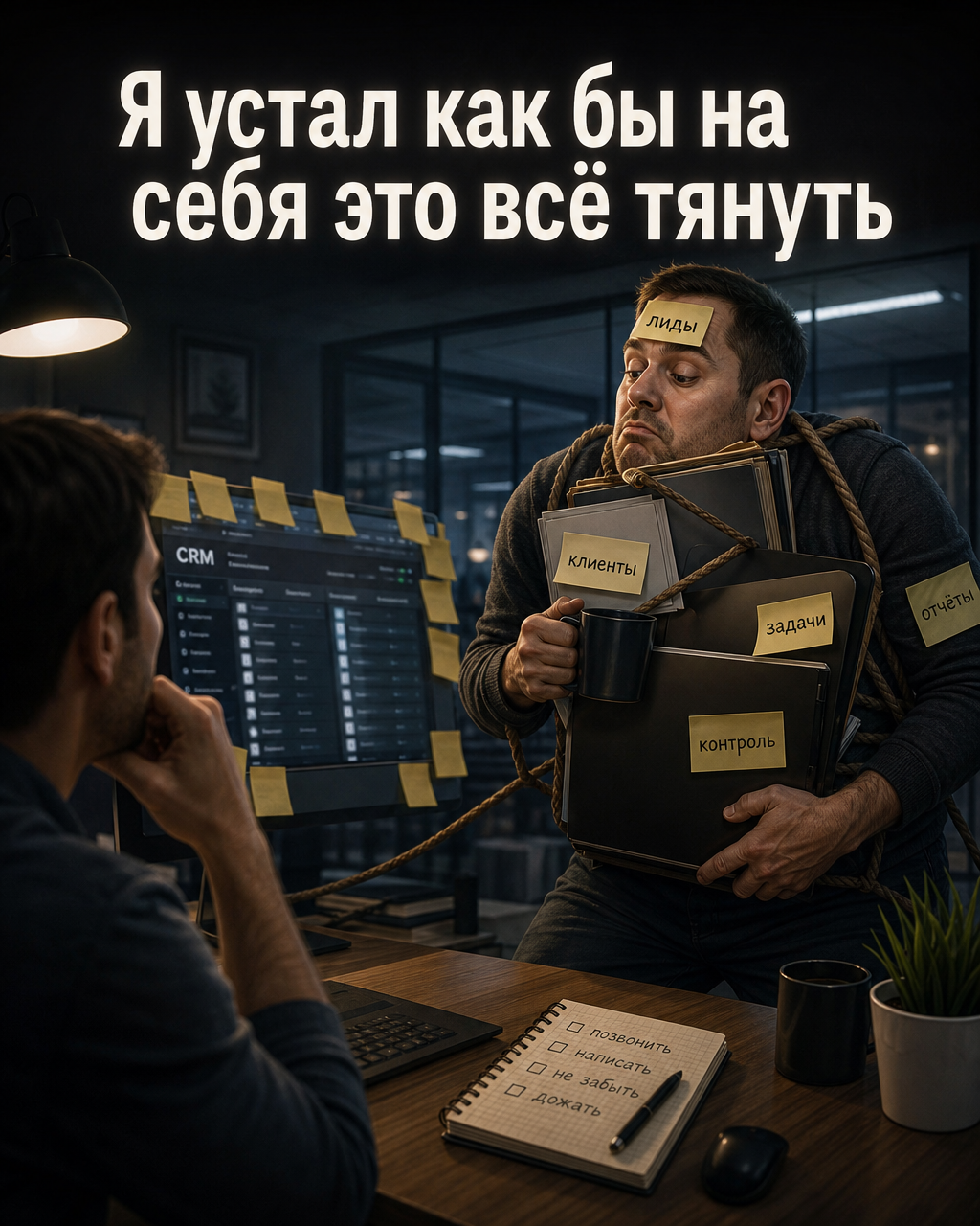 Я устал как бы на себя это всё тянуть