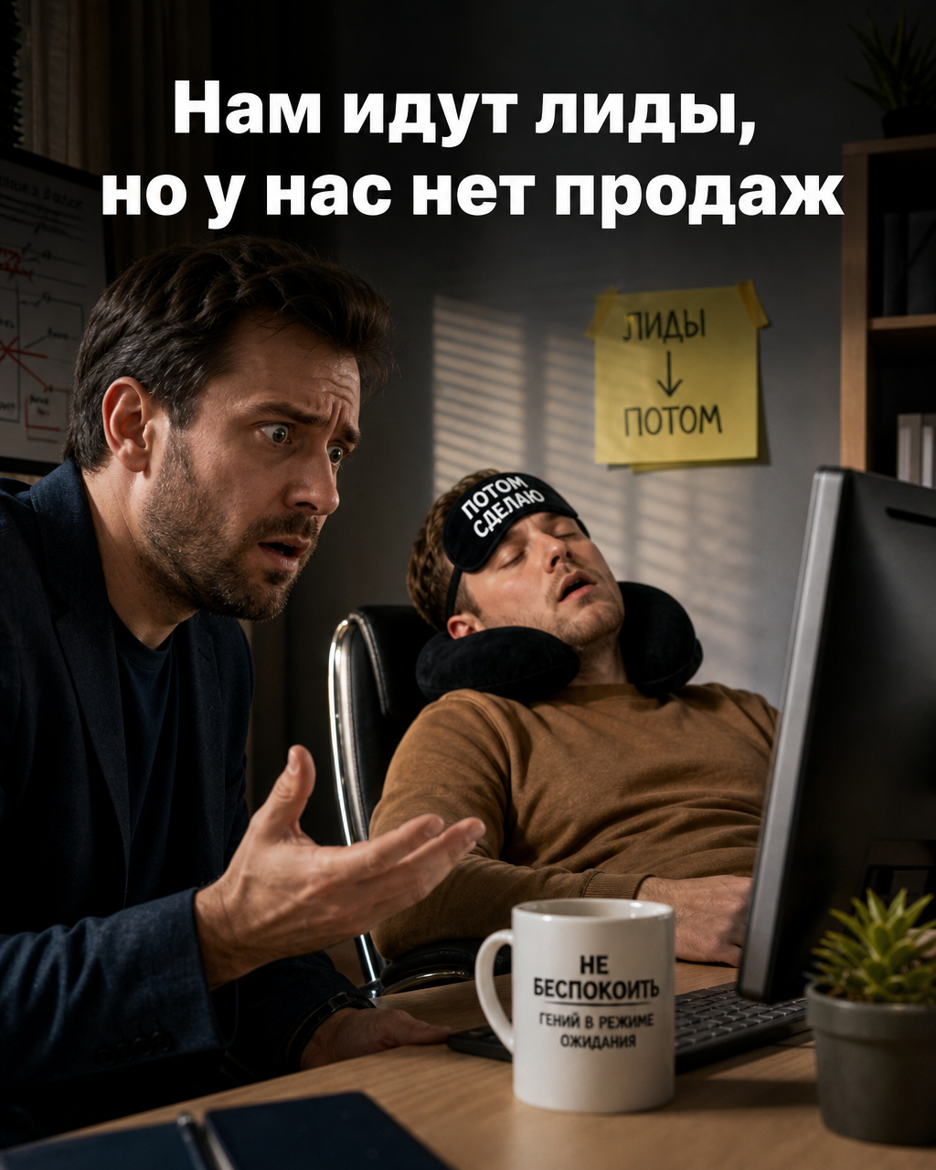 Нам идут лиды, но у нас нет продаж