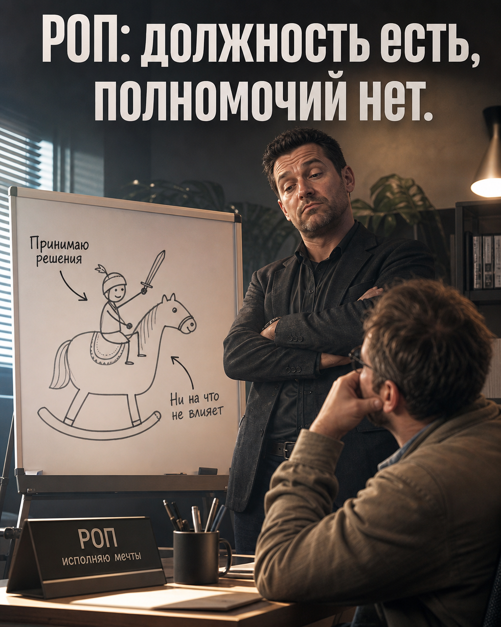 РОП: должность есть, полномочий нет.