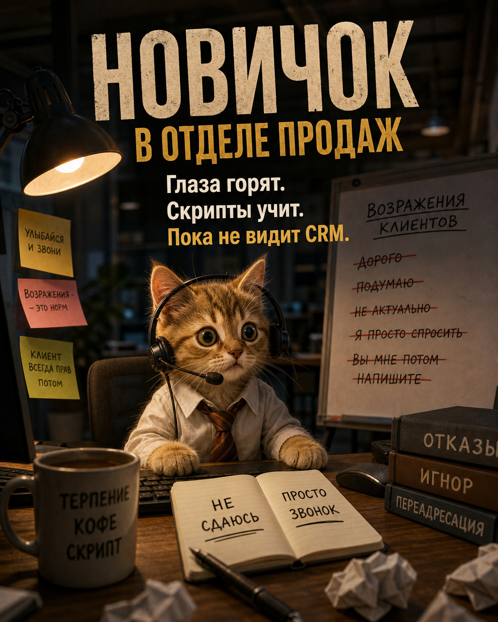 НОВИЧОК В ОТДЕЛЕ ПРОДАЖ