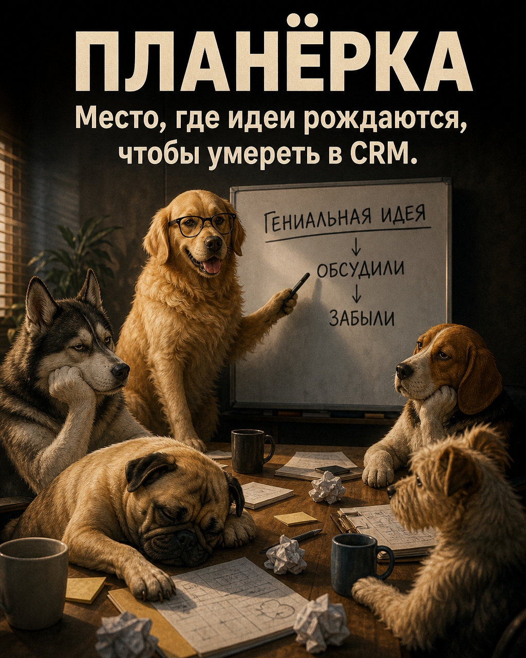 ПЛАНЁРКА Место, где идеи рождаются, чтобы умереть в CRM.
