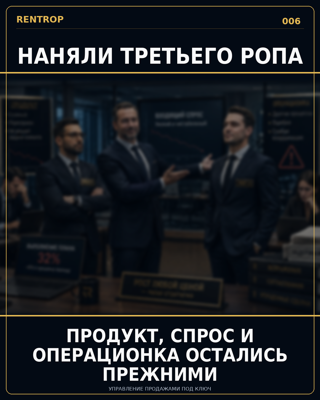 Наняли третьего РОПа