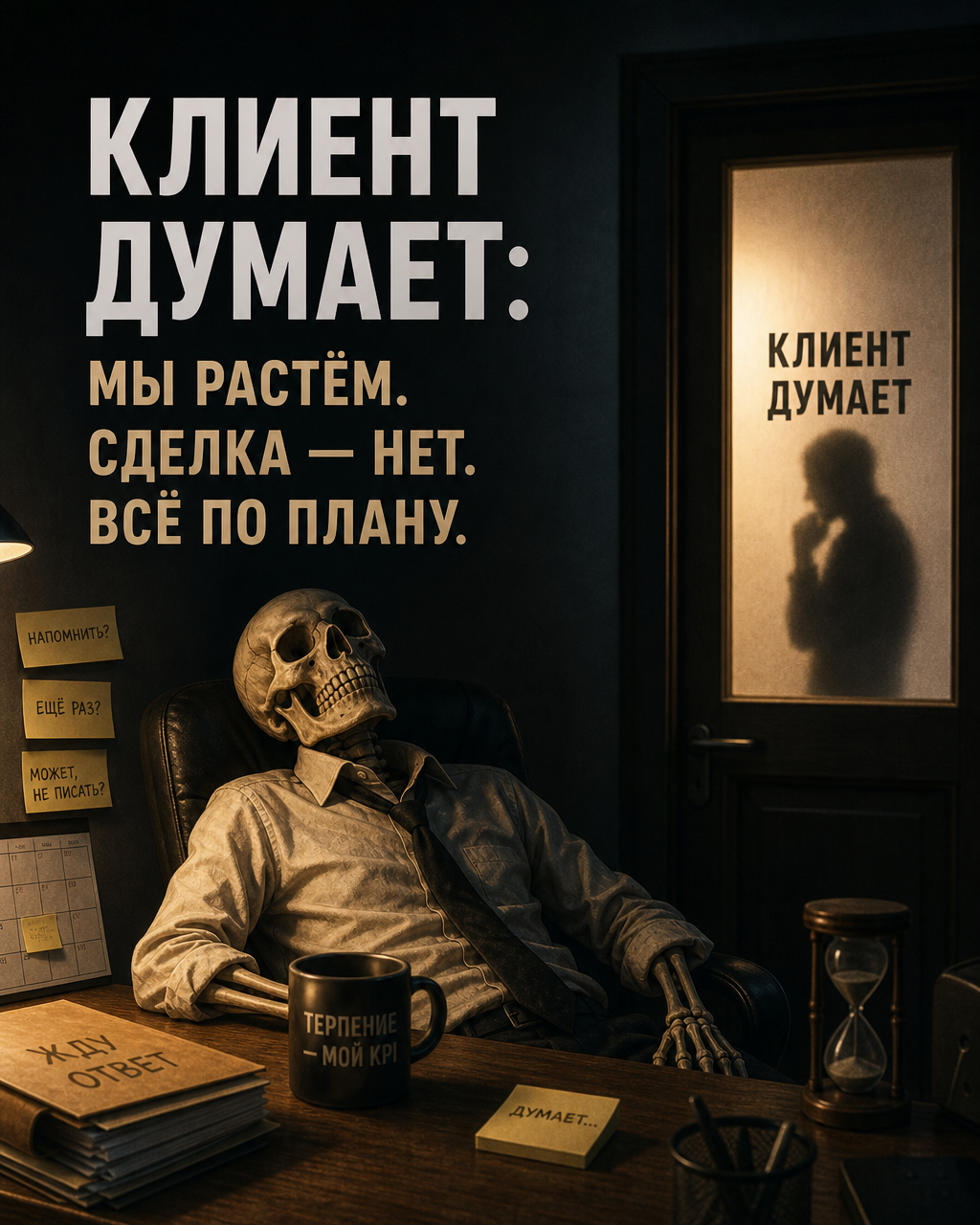 КЛИЕНТ ДУМАЕТ: МЫ РАСТЁМ. СДЕЛКА — НЕТ. ВСЁ ПО ПЛАНУ.